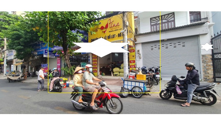 Cho thuê nhà Mặt Tiền CHỢ VẢI SẦM UẤT Phú Thọ Hòa 86m², 3Lầu